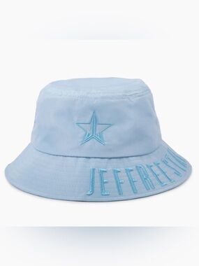 Jeffree Star Cosmetics Kids Sky Blue Embroidered Bucket Hat